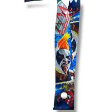 Cordón Lanyard Cinta Lucha Libre Estrellas del ring  0M Rey Misterio - Blanco - Ver 2