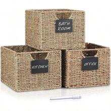 Paniers de rangement - Seagrass (lot de 3) - Voir 1