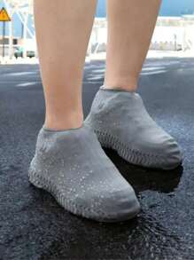 1 Pair/2 Pairs Reusable Silicone Shoe Covers, Waterproof, Slip-Resistant, Thickened And Wear-Resistant Silicone Shoe Protectors For Men And Women,Silicone Outdoor Shoe Cover, Latex Riding Rain Boots Cover, Reusable Dust Proof Waterproof Thick Non-Slip Wear-Resistant Shoe Cover,Slip-Resistant Rubber Rain Boot Overshoes, Outdoor Rainy Day Accessories - S/M/L Sizes Available
