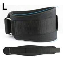 1 Piece Adjustable Compression Waist Support Belt - Nylon Material, Black | Suitable For Deep Squat, Weightlifting And Fitness Enthusiasts | Enhance Abdominal Training And Protection Weightlifting Support | Muscle Support | Functional Fitness Equipment, Gym Accessories Gym Accessories - Multicolor - View 7
