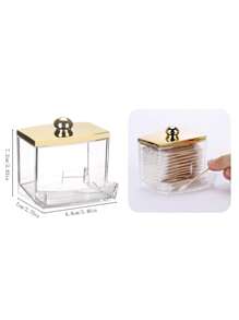 3 Packs Makeup Dispenser, Qtip Holder Dispenser Set, Medicine Bottle With Lid Storage Box For Swabs, Bath Salts, Makeup Pads, Hair Accessories