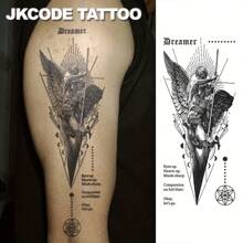 JKCODE TATTOO 男士临时纹身 - 藍色 - 查看 6
