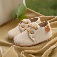 Infant Shoes Boys Girls Infant Sneakers Non-Slip Rubber Sole Toddler Crib First Walker Shoes - Apricot - View 11