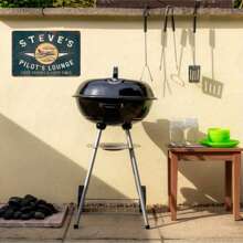 Cartel de metal personalizado para habitación de estilo casual de aviación - Decoración vintage de bar de pilotos, tema de avión vintage, regalo perfecto para entusiastas de la aviación, lata de metal de 8x12 pulgadas, decoración de aviación, decoración de bar de aviación, regalo para pilotos