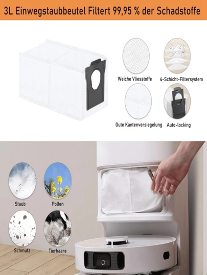 Stofzuiger Robot Accessories Compatible Dreame X40 Pro/S30 Pro L40 Ultra Complete MOVA P10 P50 view 2