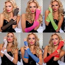1 Pair Long Fishnet Gloves Party Fancy Dress Cosplay
