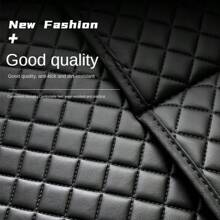Car Anti Kicks Pad With Organizer Pocket Leather Universal Seat Back Leather Protector Cover Waterproof Backseat Child Kick Mats