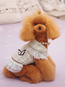 Princess Dress & Jacket For Pets, Suitable For Poodle, Maltese, Yorkshire Terrier In Spring And Autumn