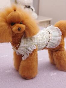 Princess Dress & Jacket For Pets, Suitable For Poodle, Maltese, Yorkshire Terrier In Spring And Autumn