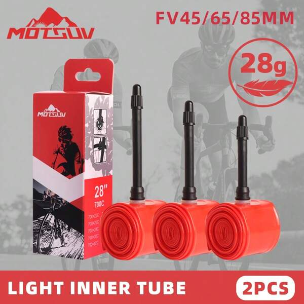 4 Stücke/Set ultraleichte Innenreifen für Rennräder, Material TPU 45 65 85mm Französisches Ventil 700C 18 25 28 32C Fahrrad Teile
