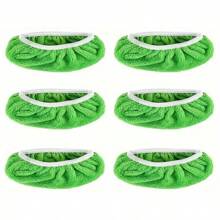 6pcs Reusable Mop Pads - Washable, Flat Floor Cloths With High Absorbency For Dry & Wet Cleaning, Easy To Clean, Polyester Fiber (Mop Not Included) - Multicolor - View 12
