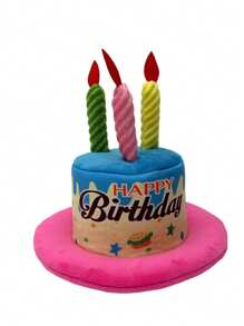 1 件宠物生日帽，猫/狗生日礼物帽玩具，宠物节日帽，猫/狗玩具，宠物快乐玩耍配件