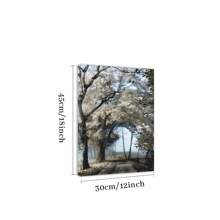 1 Pc Framed Romantic Secretive Forest Path Landscape Wall Art Canvas Poster Painting Wall Decor For Bedroom Living Room