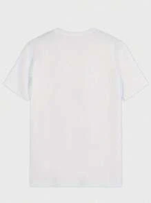 Camiseta blanca casual de algodón puro y pesado con estampado digital de Sons of Anarchy - Blanco - Ver 2