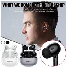 Lenovo ThinkPlus XT88 Wireless Earbuds – ANC Noise-Proof, 250mAh Charging Case, 40H Battery, Deep Bass, Clear Calls, Touch Control, Lightweight Comfort For Workout/Travel