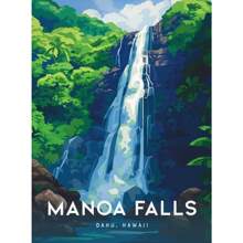 电脑夏威夷拉海纳复古旅行海滩风景帆布画现代房间家居装饰画无框