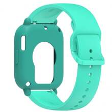Silicone Case + Strap Compatible With Redmi Watch 5 Lite / 5 Active Repacement Bracelet Belt Smart Watchband Protective Shell Cover