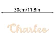 1Pc Custom Name Tag,Seat Cards And Gift Labels For Table Decoration,Wooden Name Tag, Multiple Font Style Options