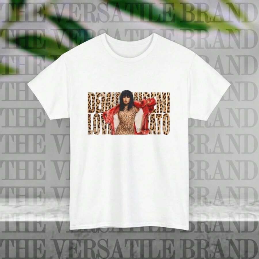 Demi Lovato T-Shirt  Demi Lovato Shirt  Demi Lovato Tee  Demi Lovato Merch  Demi Lovato Gift(1) - White - View 1