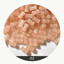 10g/80pcs 3x6mm Jade Beads ,Cloudy Glass Bamboo Stick Spacer Beads Lampwork Round Tube Bamboo Shape Beads Bamboo Tube Beads Colored Glass Beads Small Glass Tube Beads For Jewelry Making