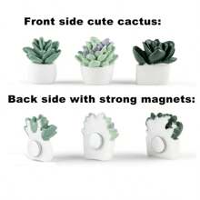 1pc 5pcs8pcs New Creative Plant Potted Cute Resin Succulent Cactus Pushpin/Fridge Magnet Photo Wall Office DIY Potted Pushpin Wall Nail Thumbtack Thumbtack Pushpin Wall Nail Decorative Photo Magnet Refrigerator Magnet Office Whiteboard Accessories Magnet Locker Magnet Photo Frame Style And Color Random Gifts Birthday Graduation