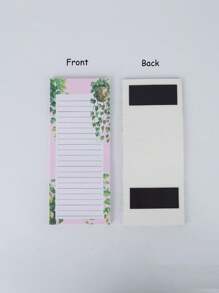 50 st/förpackning magnetiska anteckningsblock, stor inköpslista, att-göra-lista, påminnelser - stark magnetisk baksida, fruktmönster, magnetiska avrivbara självhäftande lappar, liten anteckningsbok, daglig planerare, incheckningsanteckningar, anteckningslista, uppgiftslista, bästa presenten till födelsedag, examen - Multifärgad - Visa 24