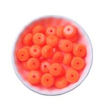12mm 20/50/100pcs Pack Mix Colorful Color Stock Resin Flat Rhinestone Spacer Rondelles Beads For Beadable Pen Keychain Fashion Chunky Necklace Bracelet DIY Jewelry Making