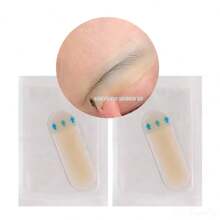 4pcs Wild Eyebrow Shaping Microblading Practice Silicone Pads, Waterproof Eyebrow Stencils, Skin Practice Tattoo Transfer Paper For Permanent Makeup Training