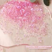 Mini asymmetrische Form Aurora Strass Nail Art Dekoration, kleine Nail Jewelry und Accessoires, super glänzende Nail Zubehör Nägel Nail Charms Nail Gems