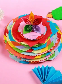 100pcs Assorted Color A4 Paper, 10 Colors, Suitable For Copying, Printing, Origami And Handcrafting,School Supplies,Back To School