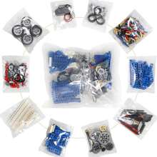 396+ 件 STEM 机器人、9686 积木套装、Technic 机械齿轮构造套件、教育工程 MOC 积木、适合 14 岁以上儿童的创意礼物、ABS 材料、混合颜色、组装模型