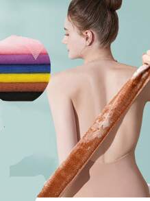 1 pieza/3 piezas/5 piezas Esponja de baño de red africana exfoliante, toalla de baño de nailon para alisar y frotar la piel diariamente