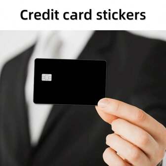 Solid Color Card Stickers, 4 Pieces Of Ultra-Thin Stickers - Good-Looking Solid Color Card Stickers, PVC Self-Adhesive Color Card Sleeve Stickers, Suitable For Credit Cards, Key Cards, Ultra-Thin Waterproof, Scratch-Resistant, Non-Slip, Savings Cards, Decorative Card Stickers