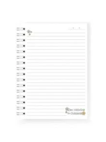 A5 Notebook 100 Sheets Lined Sketchbook Drawing School Hardcover Notebooks - Your Best Is Enough - View 2