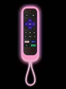 ROKU TV Remote Control Silicone Protective Cover, Suitable For ROKU Series TV Remote Control, Made Of Luminescent Silicone Material