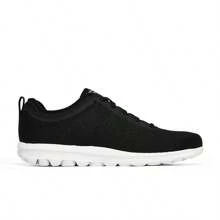 Skechers Calçados esportivos casuais respiráveis com sola macia antiderrapante e absorvente de choque masculino 216457
