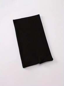 1 pièce Foulard hijab instantané de couleur unie pour femmes avec épingles réglables, en tissu tricoté premium confortable en viscose douce, convient pour les festivals et le port quotidien avec des robes - A - Voir 17