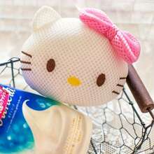 Sanrio Sanrio Hello Kitty badpuff: zacht, luxe net, rugreiniger, verbeterde bubbelverspreiding, perfect voor een luxe badervaring. Badkamerinrichting voor thuis, zomer.