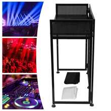 Futchoy DJ Event Facade 4-Panel Light Metal Frame Booth + Travel Bag Case+ 2 * Scrims - Black - View 1
