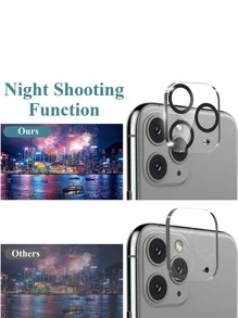3pcs Camera Lens Protective Film For 16 15 14 13 12 11 Pro Max 12mini 13mini 9H Tempered Glass Scratch Camera Lens Resistant High-Definition Transparent