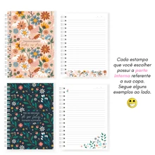 A5 Notebook 100 Sheets Lined Sketchbook Drawing School Hardcover Notebooks - 享受每一刻 - 查看 7