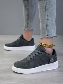 Damen Lässig Schuhe, Damen Sportschuhe, modische weiße Schuhe, Straßenschuhe, leichte Skaterschuhe
