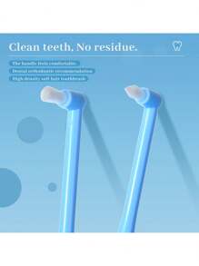 Orthodontic Single Tufted Tapered Toothbrush, Suitable For Wearing Braces, Wisdom Teeth, Medium Bristle