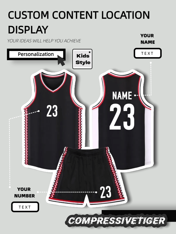 2pcs Personalized Basketball Jersey - Customizable Name And Number Print Short Sleeve T-Shirt + Shorts Co-Ord Dragon Pattern Quick-Drying Sweat-Absorbing Sports Set As Gift,Multi-Functional,Ornamental,Letter,Stylish,Modern,Colorful,Cute,Adorable,Casual,Custom,Personalised,Unique,Customized,Ideal Gifts For Him,Ideal Gifts For Her,Multi-Functional,Ornamental,Letter,Stylish,Modern,Colorful,Cute,Adorable,Casual,Custom,Personalised,Unique,Customized,Ideal Gifts For Him,Ideal Gifts For Her,Multi-Functional,Ornamental,Letter,Stylish,Modern,Colorful,Cute,Adorable,Casual,Custom,Personalised,Unique,Customized,Ideal Gifts For Him,Ideal Gifts For Her,Customized Tween Boys Clothing