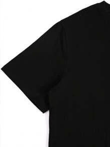 Oversized Style For Women, Retro Lucky T-Shirt, Cute St Patricks Day Tee, Womens Shamrock Tee, Irish Shirt, Four Leaf Clover, St Patricks Day Outfit, Oversize Type Shirt For Women, Perfect For Holiday Parties Or Gift Giving, Soft And Comfortable - 黑色 - 查看 5