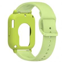 Silicone Case + Strap Compatible With Redmi Watch 5 Lite / 5 Active Repacement Bracelet Belt Smart Watchband Protective Shell Cover