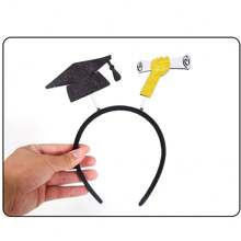 1pc - Graduation Seasonparty Supplies Accessories Graduation Atmosphere Hair Decoration, Photo Prop Headband, Graduation Decorations, Graduation Gifts, Perfect Gift For Family Friends, Classmates