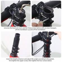 Extensores de manillar para bicicleta de montaña, elevadores de horquilla delantera, accesorios elevadores del tubo de dirección para bicicletas de carretera