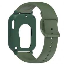 Silicone Case + Strap Compatible With Redmi Watch 5 Lite / 5 Active Repacement Bracelet Belt Smart Watchband Protective Shell Cover