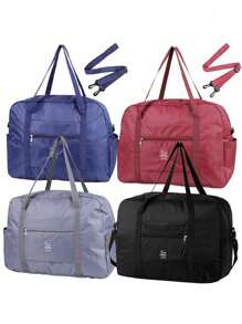 Fashionable Travel Handbag, Large Capacity Foldable Shoulder Bag, Backpack, School/Study Supplies Bag - Multicolor - View 2